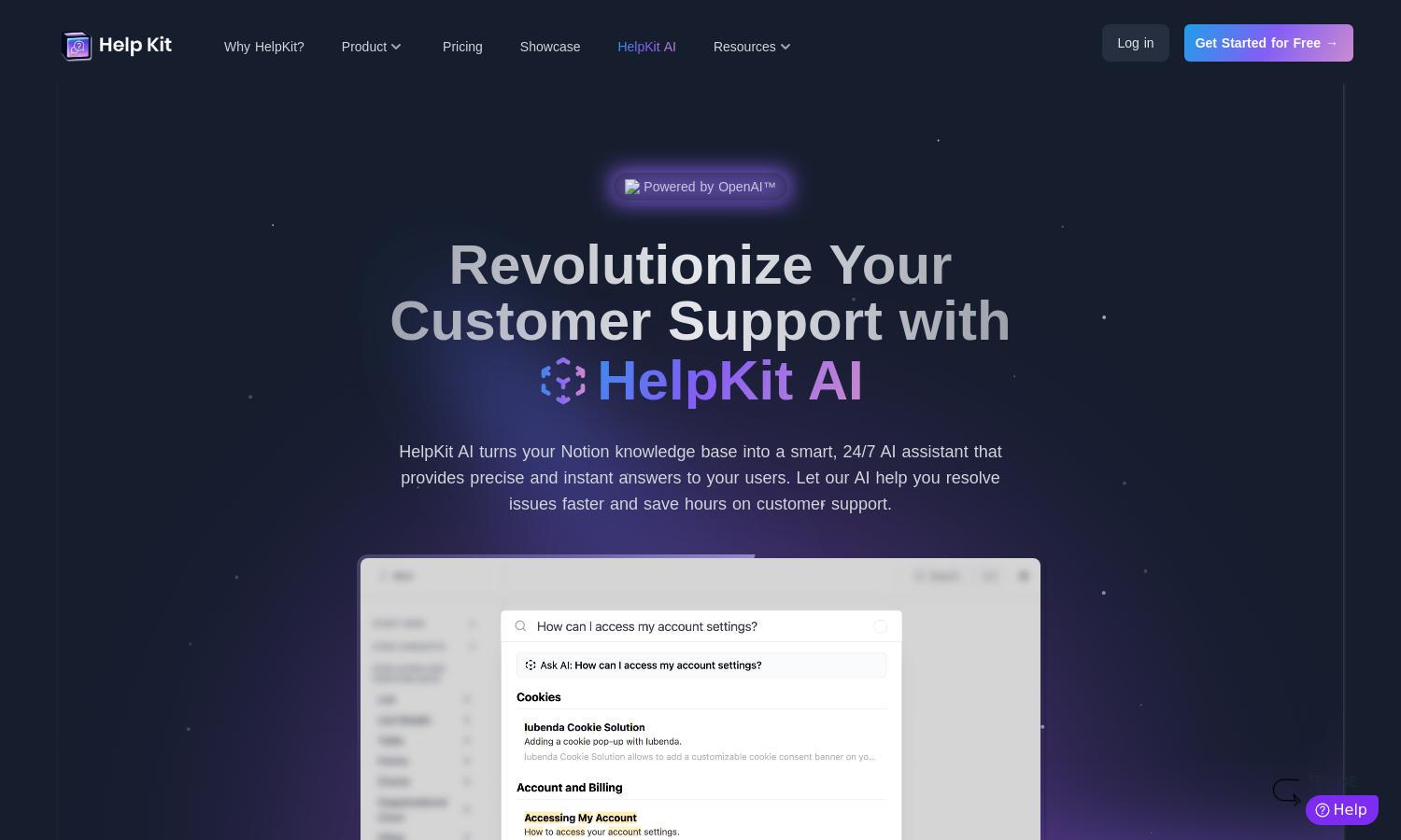 HelpKit AI Website