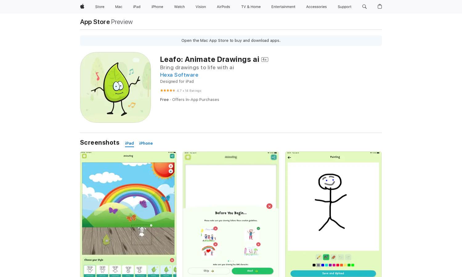 Leafo: Animate Drawings ai Website