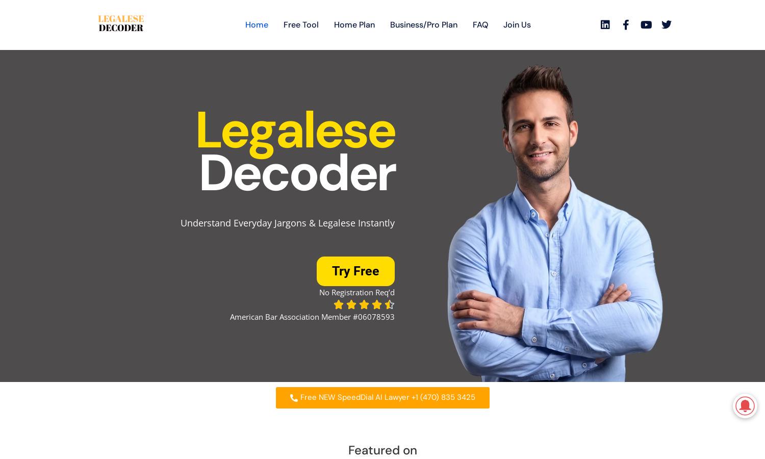 Legalese Decoder Website