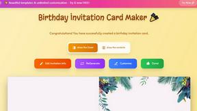 Make Birthday Cards Online Free - Custom Birthday Card Maker - product for productivity