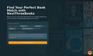NextThreeBooks.com Website