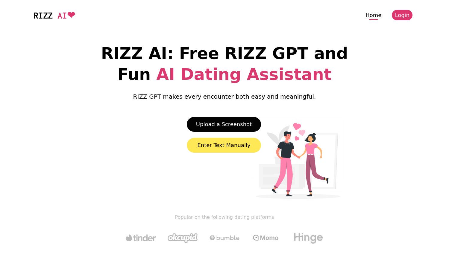 RIZZ AI Website