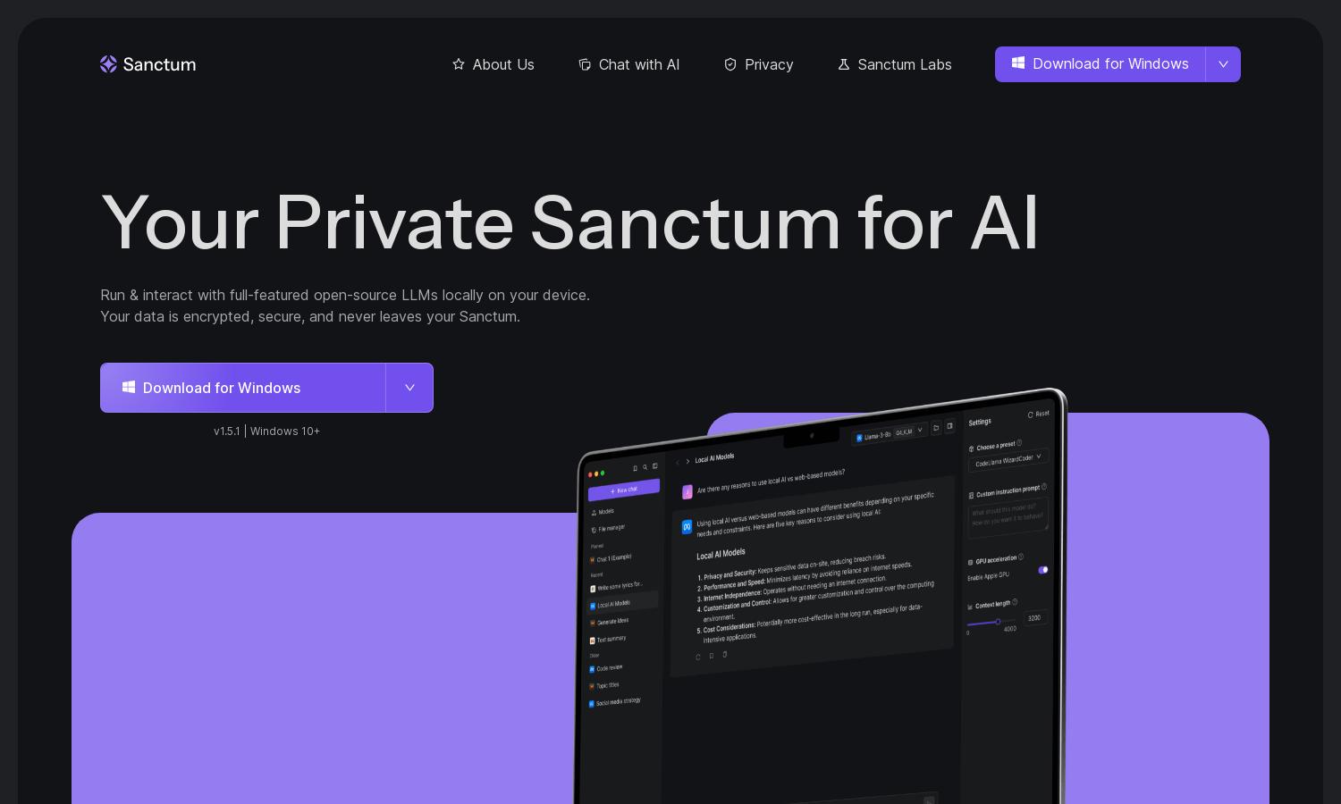 Sanctum Website