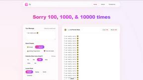 sorry text repeater